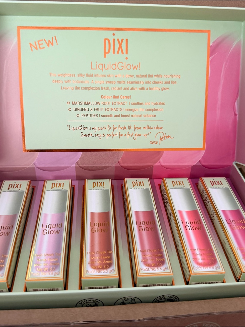 Pixi LiquidGlow Dewy Tint - Pink Shades